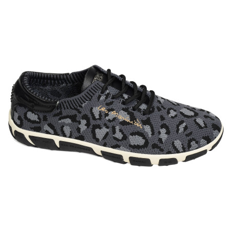 JAZARIA Noir Léopard, Chaussures basses TBS