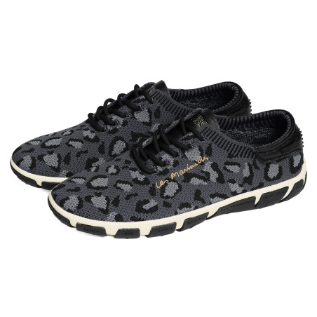 JAZARIA Noir Léopard, Chaussures basses TBS