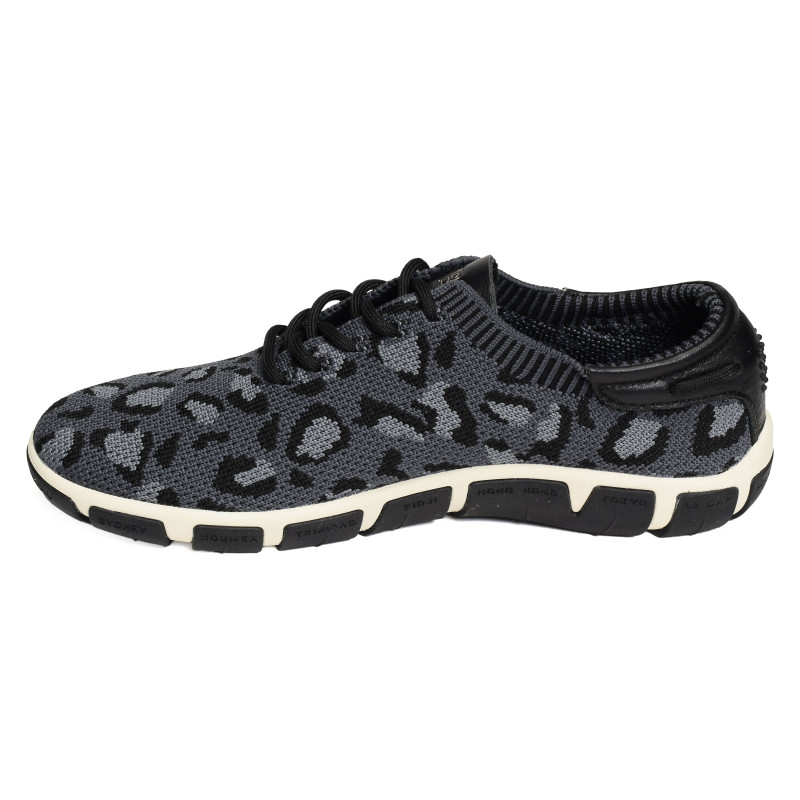 JAZARIA Noir Léopard, Chaussures basses TBS