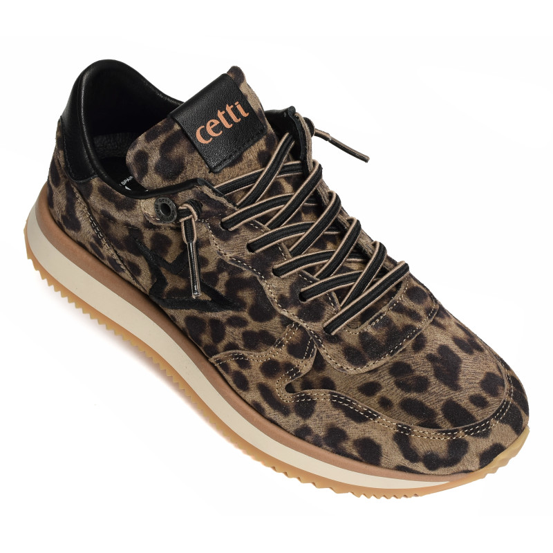 C1399 W Léopard, Sneakers basses Cetti