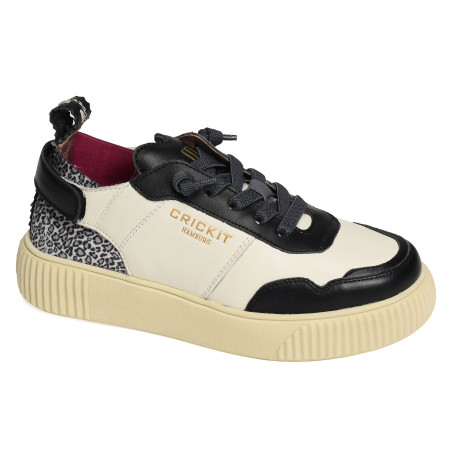 PARIA Blanc Léopard, Slip-On Crickit