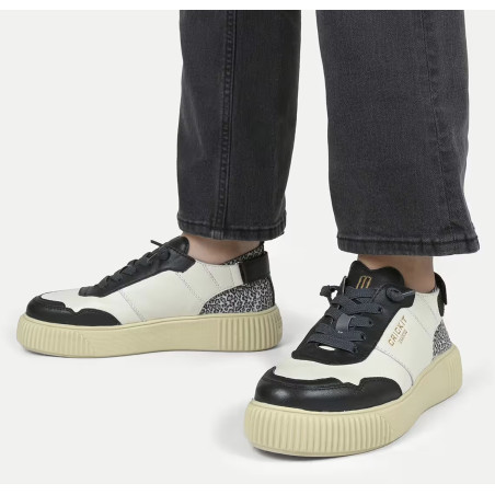 PARIA Blanc Léopard, Slip-On Crickit
