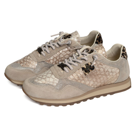 C848 W Beige Serpent, Baskets running Cetti