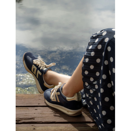 BARKLEY JOGGER NAPPA Marine, Baskets running Back 70