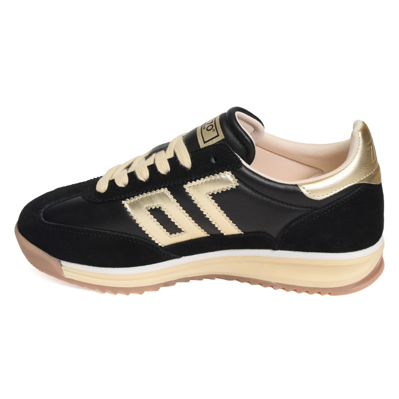 BARKLEY JOGGER NAPPA Noir, Baskets running Back 70