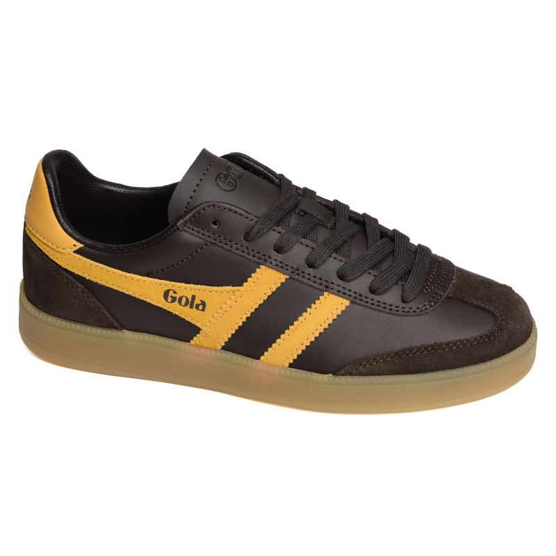VIPER LEATHER Marron Jaune, Sneakers basses Gola