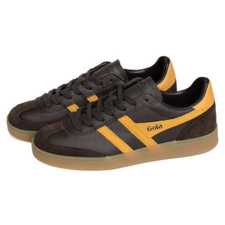 VIPER LEATHER Marron Jaune, Sneakers basses Gola