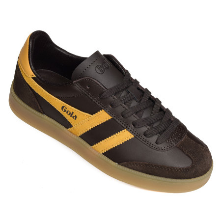 VIPER LEATHER Marron Jaune, Sneakers basses Gola