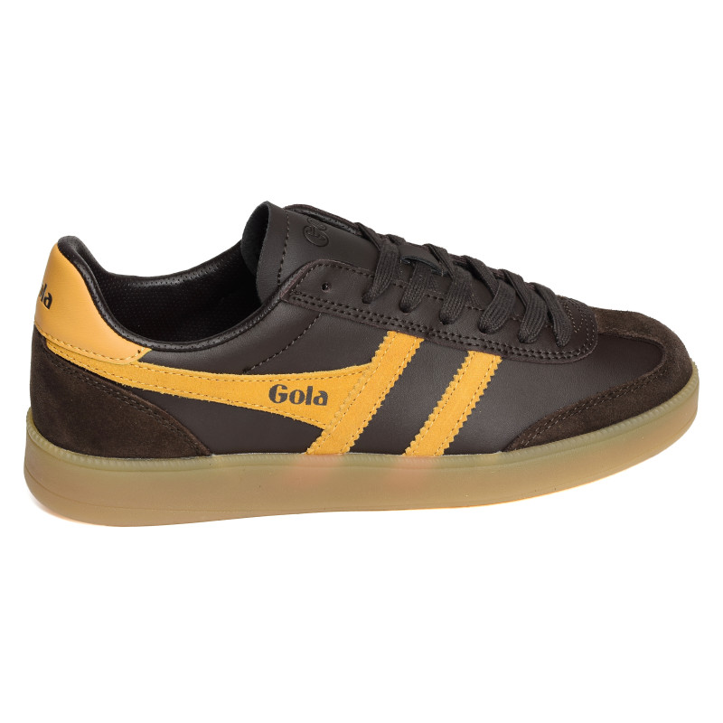 VIPER LEATHER Marron Jaune, Sneakers basses Gola