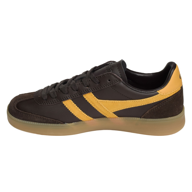 VIPER LEATHER Marron Jaune, Sneakers basses Gola