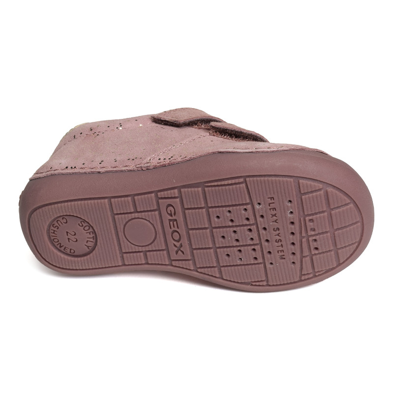 B TUTIM GB Rose, Chaussures à Scratch Geox