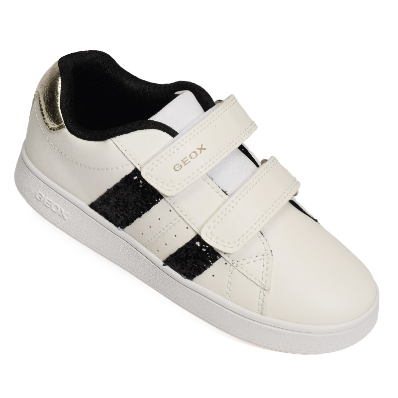 J ECLYPER Blanc Noir, Sneakers basses Geox