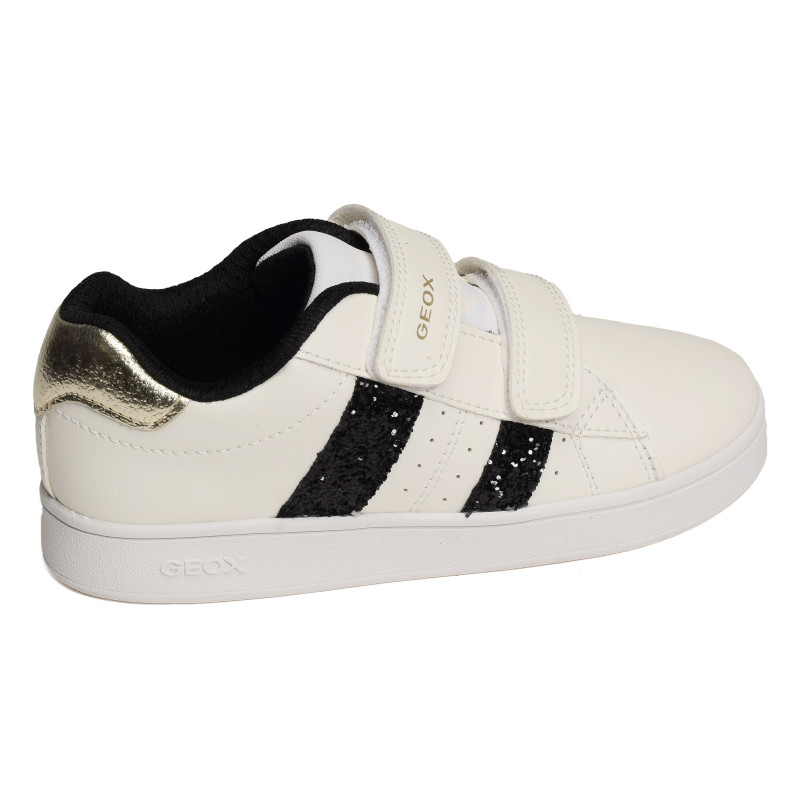 J ECLYPER Blanc Noir, Sneakers basses Geox