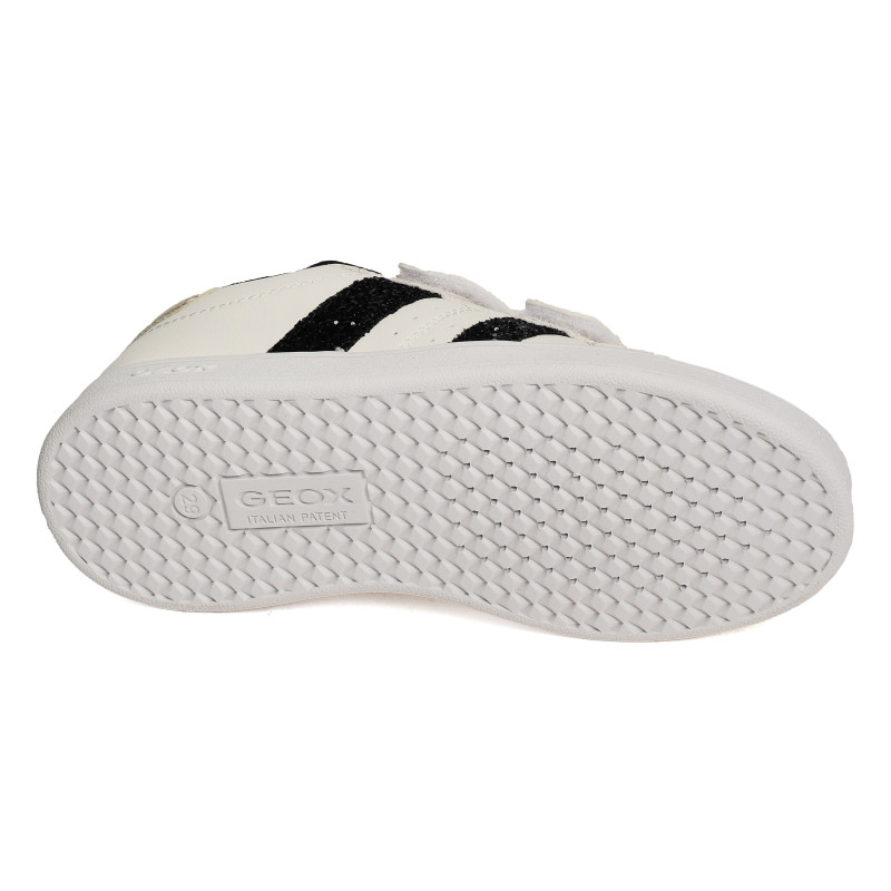 J ECLYPER Blanc Noir, Sneakers basses Geox