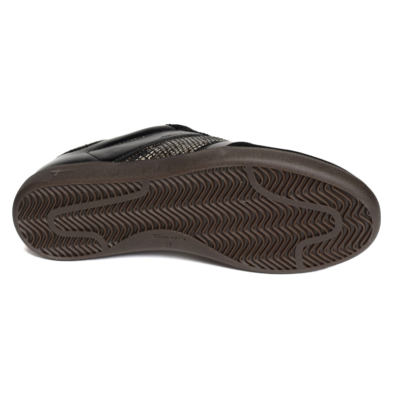 23624 Noir Serpent, Sneakers basses Tamaris
