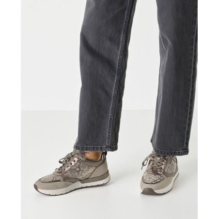 23732 Taupe, Baskets running Tamaris