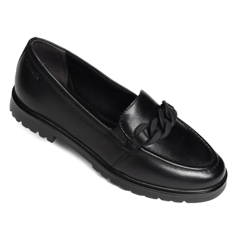 24201 Noir, Mocassins Tamaris