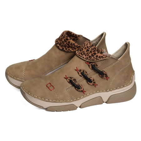 45983 Beige, Bottillons Rieker