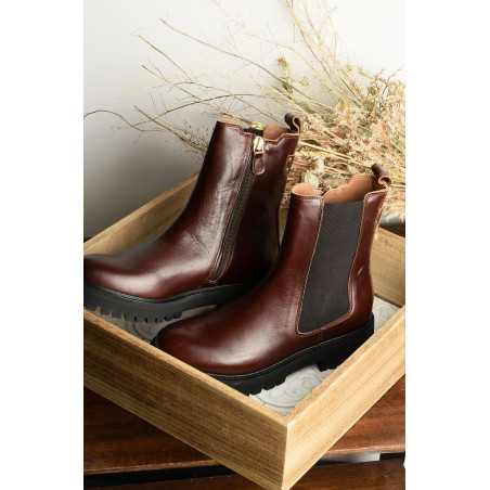JOYCE Marron, Bottines Maison Toufet