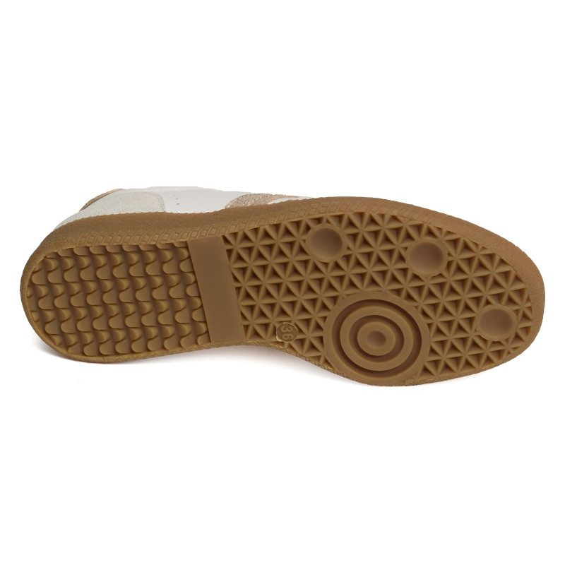 SOLVEIG Blanc Or, Sneakers basses Maison Toufet