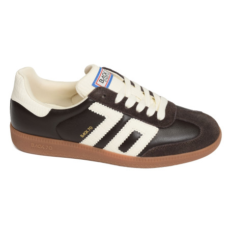 CLOUD NAPPA Café, Sneakers basses Back 70