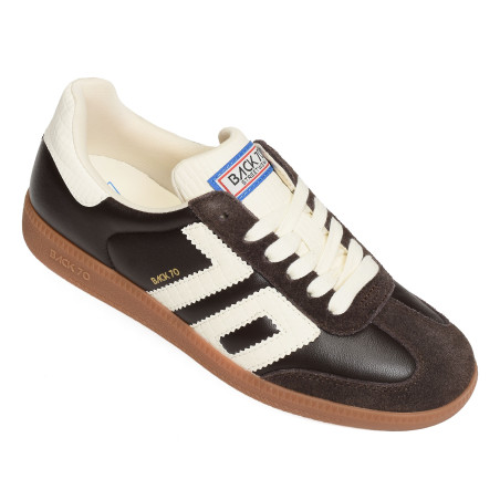 CLOUD NAPPA Café, Sneakers basses Back 70