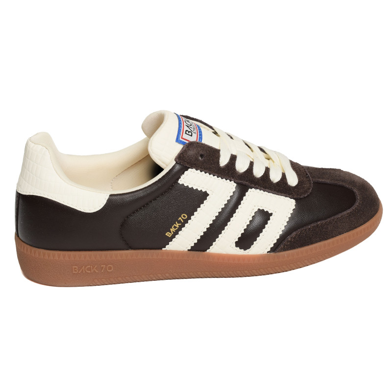 CLOUD NAPPA Café, Sneakers basses Back 70