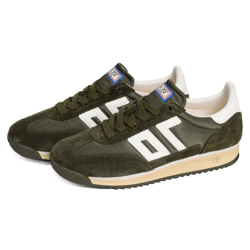 BARKLEY JOGGER MEN Kaki, Baskets running Back 70