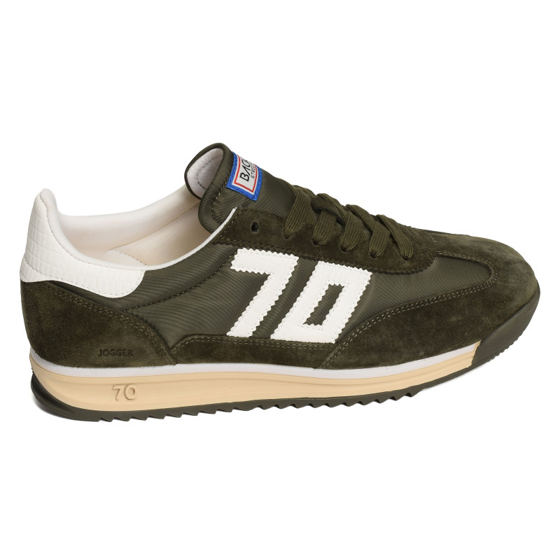 BARKLEY JOGGER MEN Kaki, Baskets running Back 70