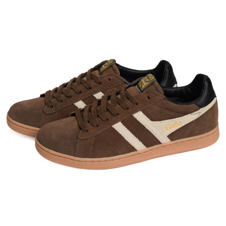 EQUIPE II SUEDE Marron Blanc, Sneakers basses Gola
