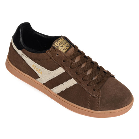 EQUIPE II SUEDE Marron Blanc, Sneakers basses Gola