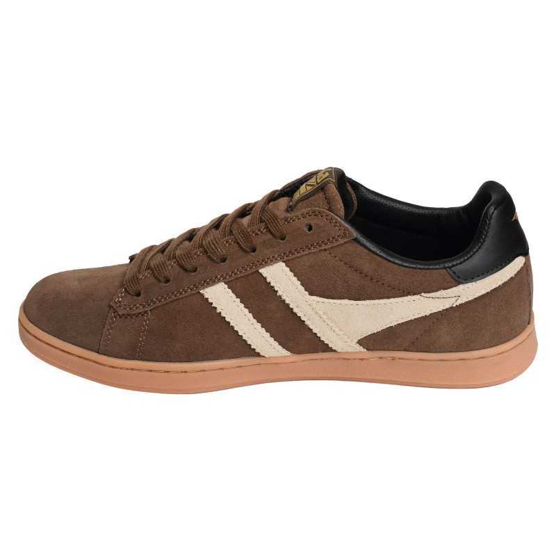 EQUIPE II SUEDE Marron Blanc, Sneakers basses Gola