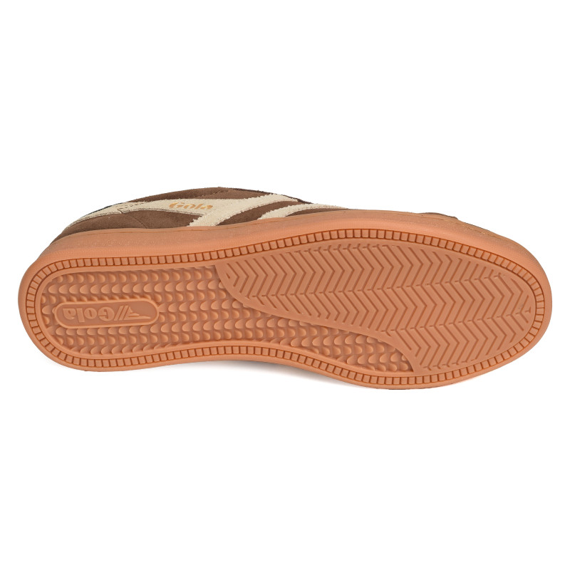 EQUIPE II SUEDE Marron Blanc, Sneakers basses Gola