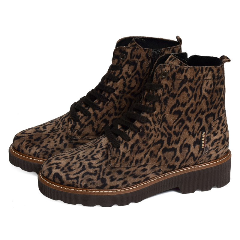 ODALIA N Léopard, Boots Mephisto