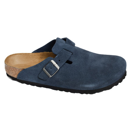 BOSTON SUEDE Marine, Sabots Birkenstock