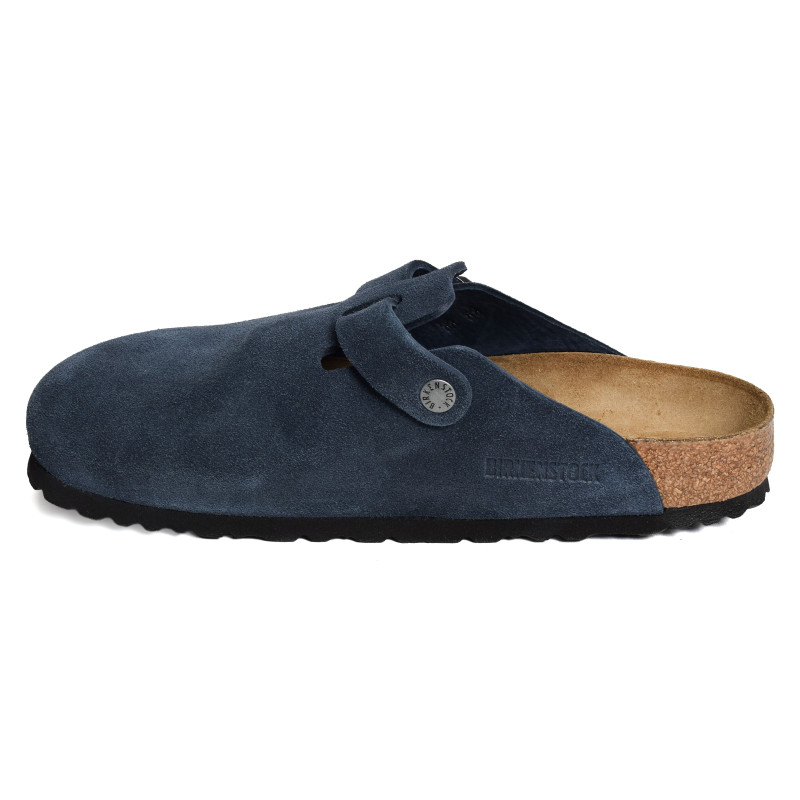 BOSTON SUEDE Marine, Sabots Birkenstock