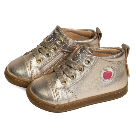 BOUBA ZIP LACE Bronze, Chaussures à Lacets Shoopom