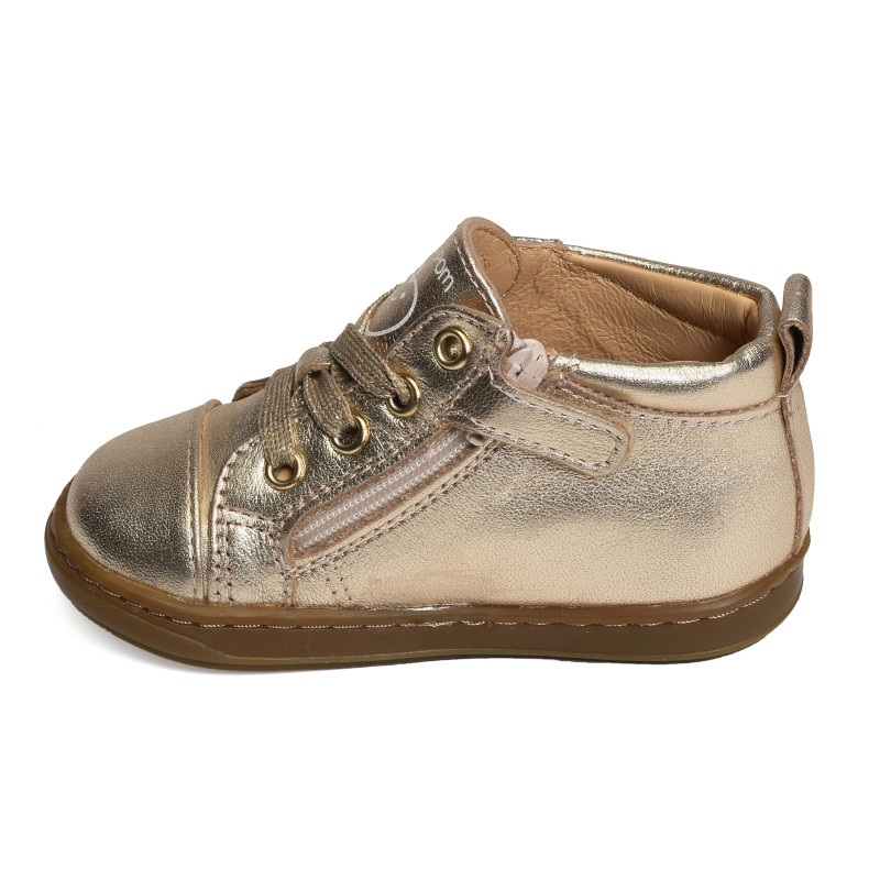 BOUBA ZIP LACE Bronze, Chaussures à Lacets Shoopom
