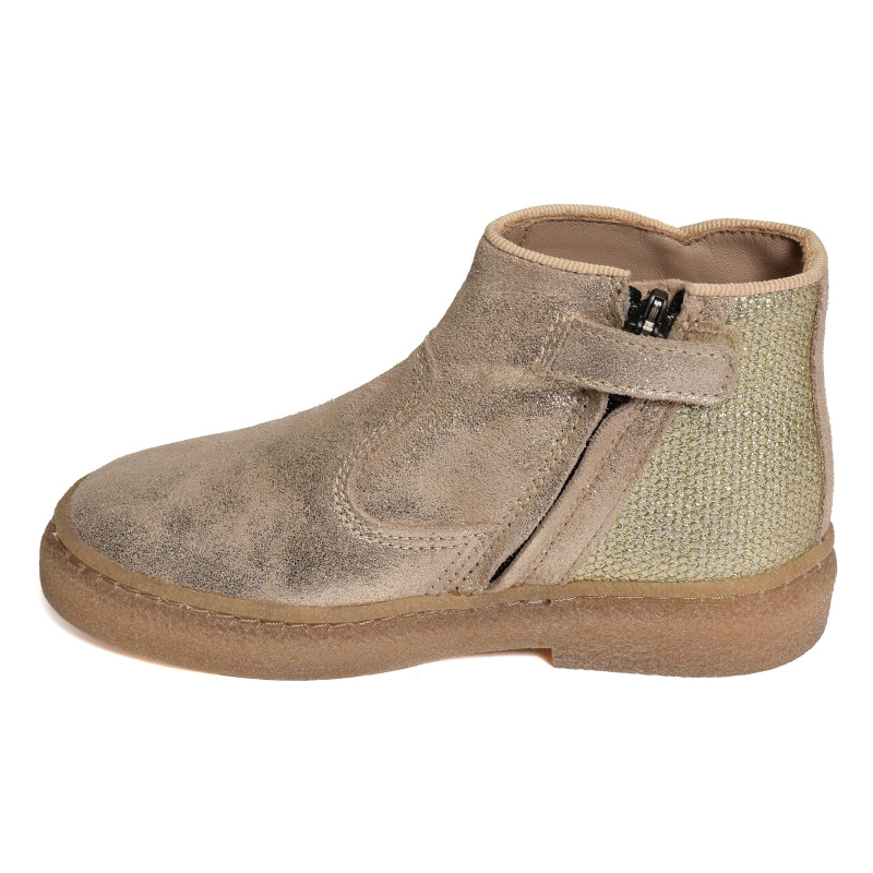 TRIX BACK Platine, Bottines Pom d'Api