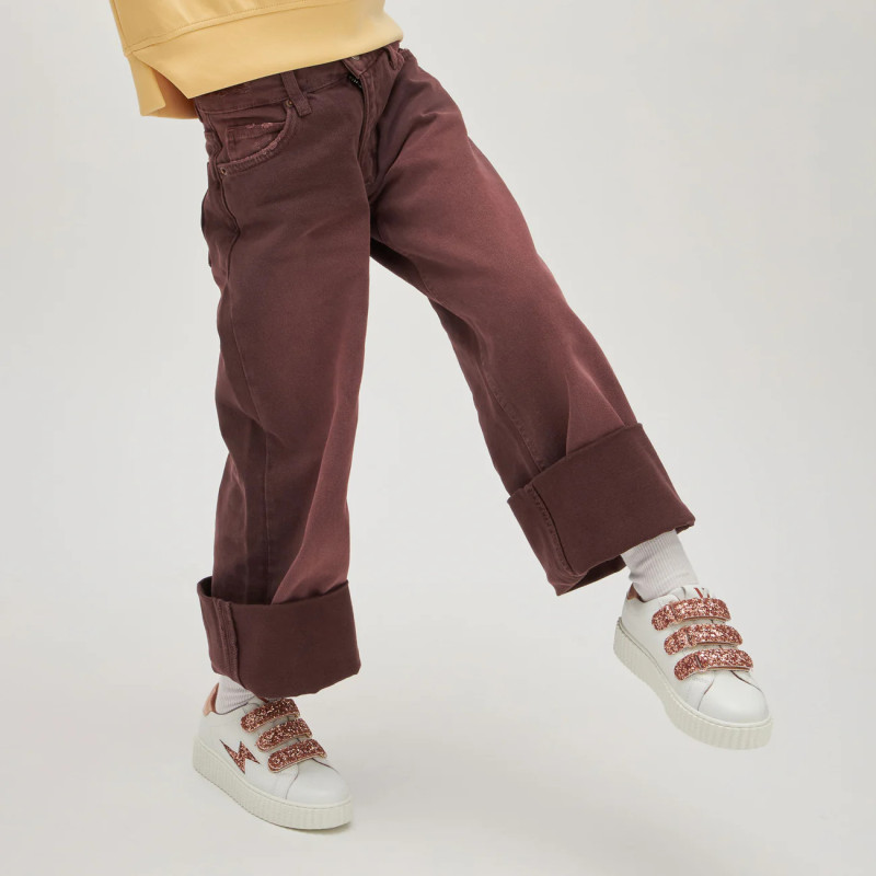 MINI MAHALIA Blanc Rose, Sneakers basses Vanessa Wu