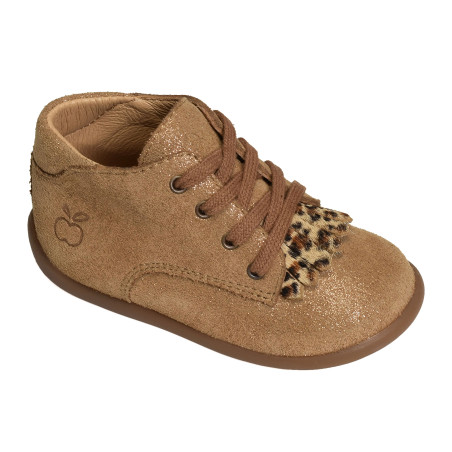 STAND UP NEW MEX Caramel, Chaussures à Lacets Pom d'Api