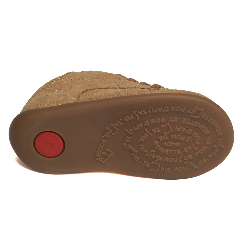 STAND UP NEW MEX Caramel, Chaussures à Lacets Pom d'Api