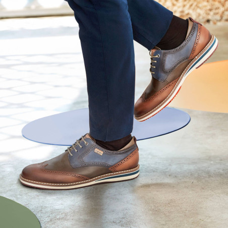 AVILA 4191 Marron Bleu, Derbies Pikolinos