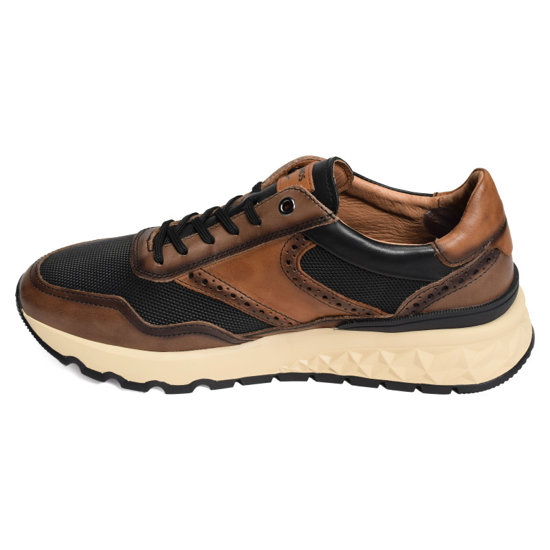 ARANDA 6380 Noir Marron, Baskets running Pikolinos