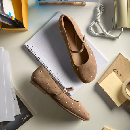 LIVIA STUD Marron, Babies Clarks