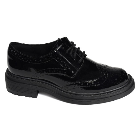 ORINOCO3 DERBY Verni Noir, Derbies Clarks