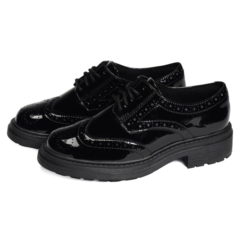 ORINOCO3 DERBY Verni Noir, Derbies Clarks