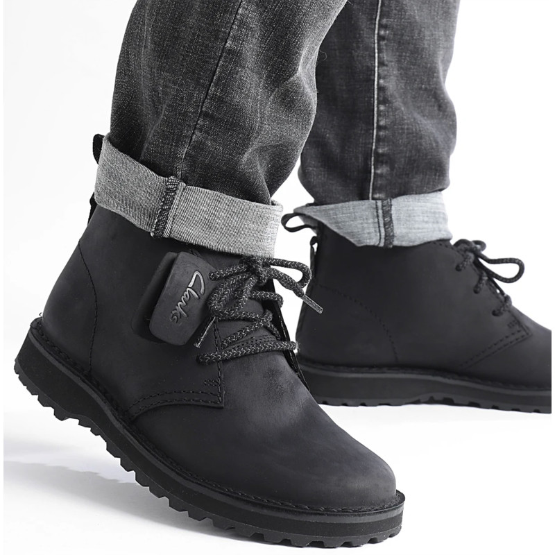 SOLSBURY DESERT BOOT Noir, Boots Clarks