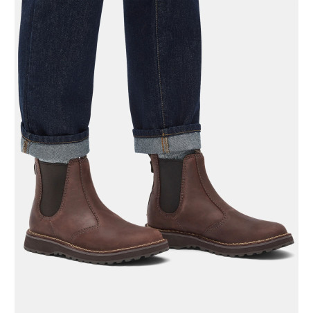 SOLSBURY EASY Marron, Chelsea boots Clarks