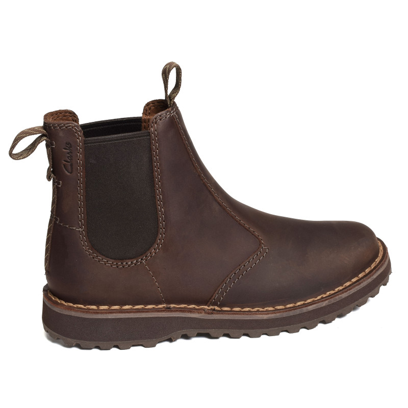SOLSBURY EASY Marron, Chelsea boots Clarks